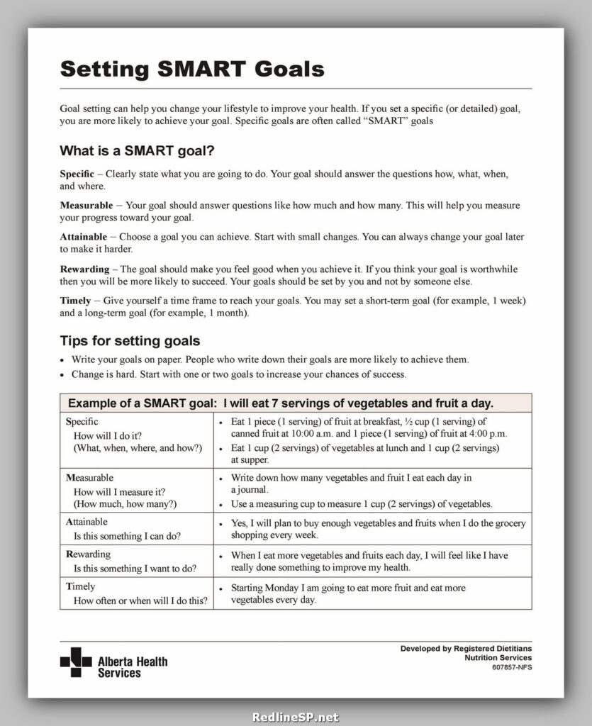 Smart Goals Template Word 05