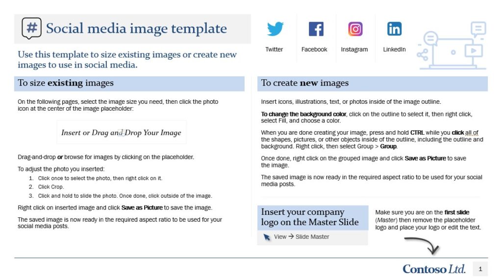 Social media checklist image