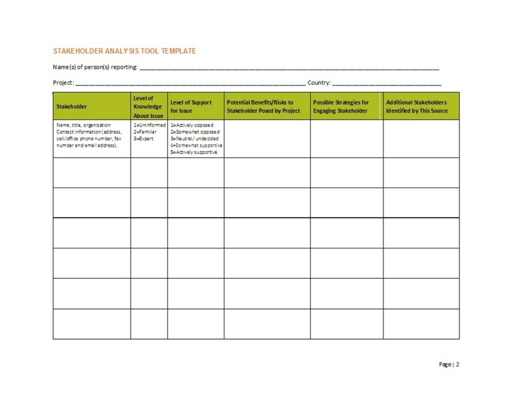 Stakeholder Analysis 01