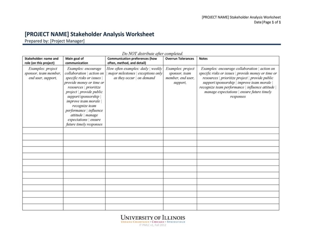 Stakeholder Analysis Example 24