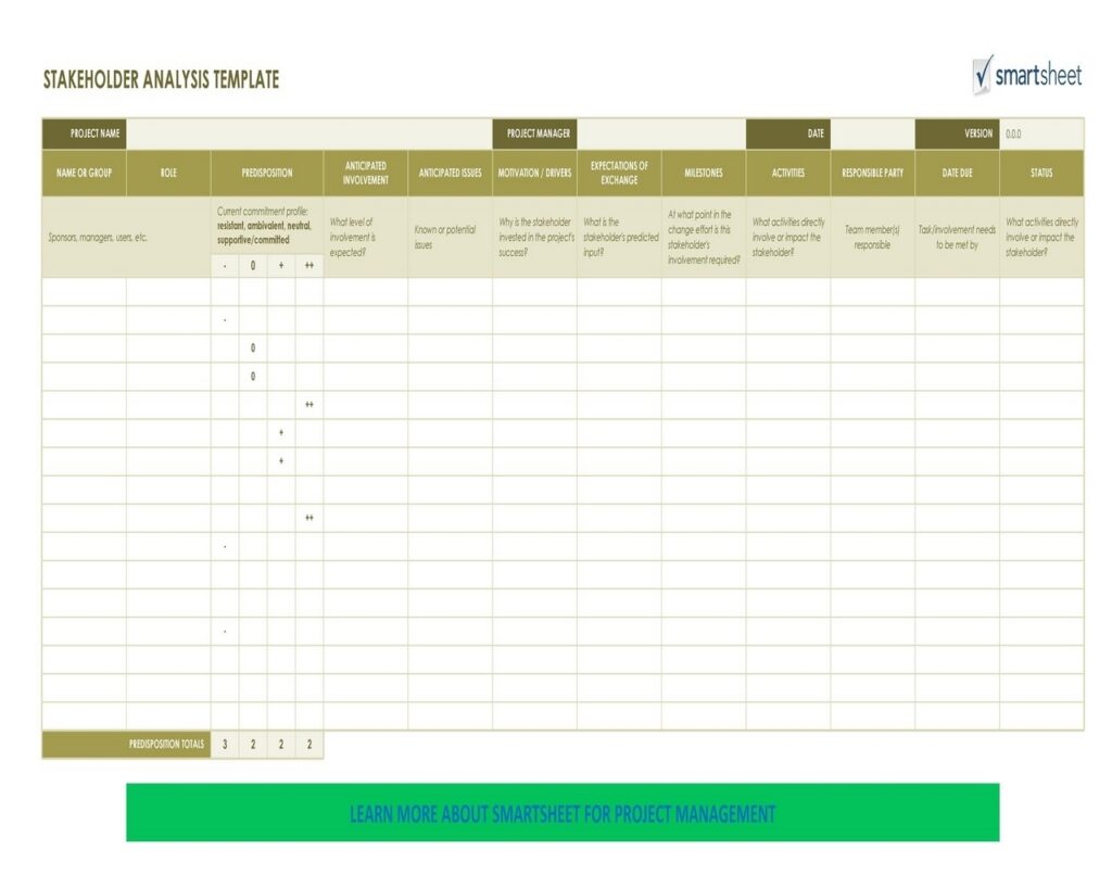 Stakeholder Analysis Example 29