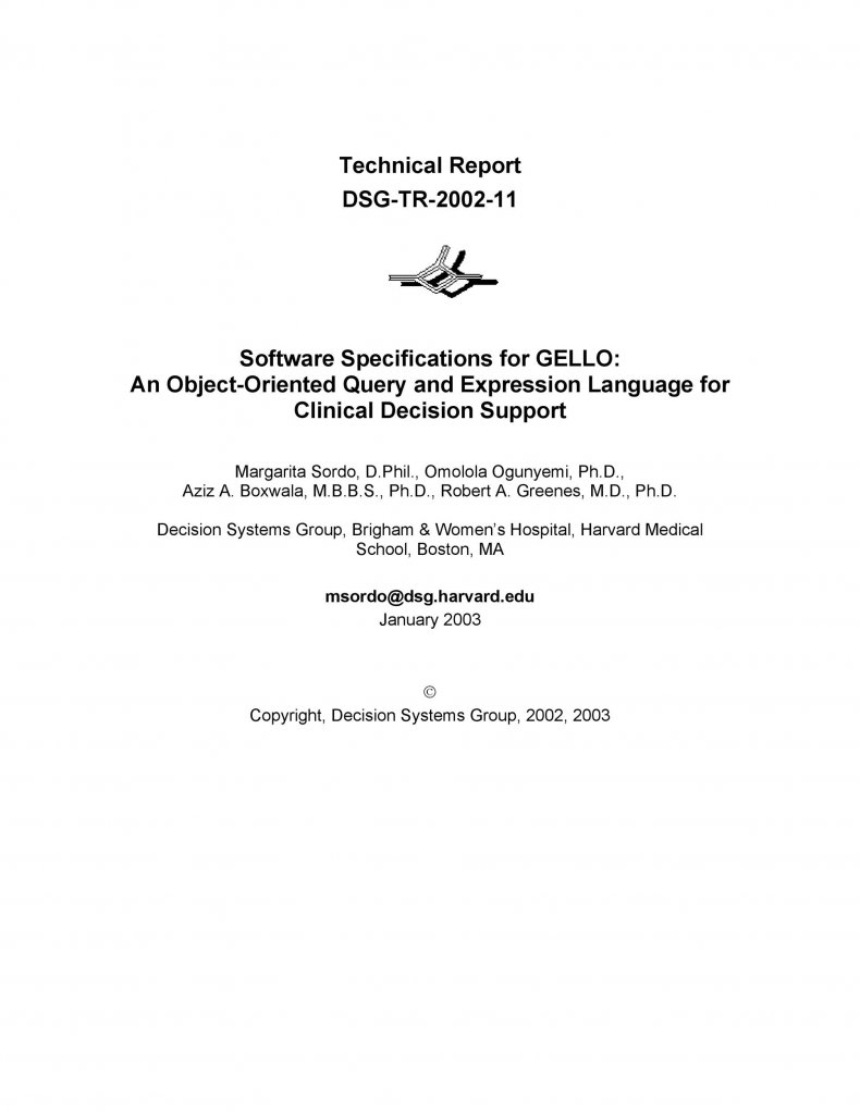 Technical Report Sample 40