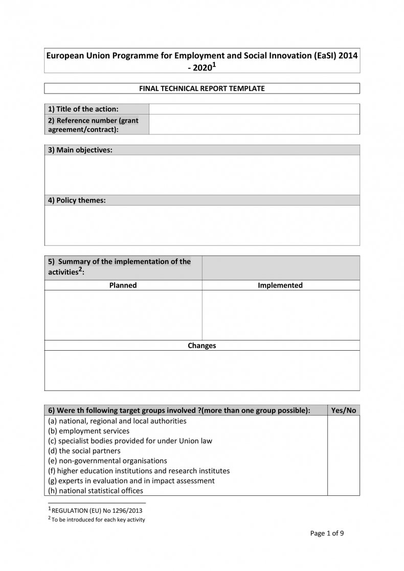 Technical Report Template 15