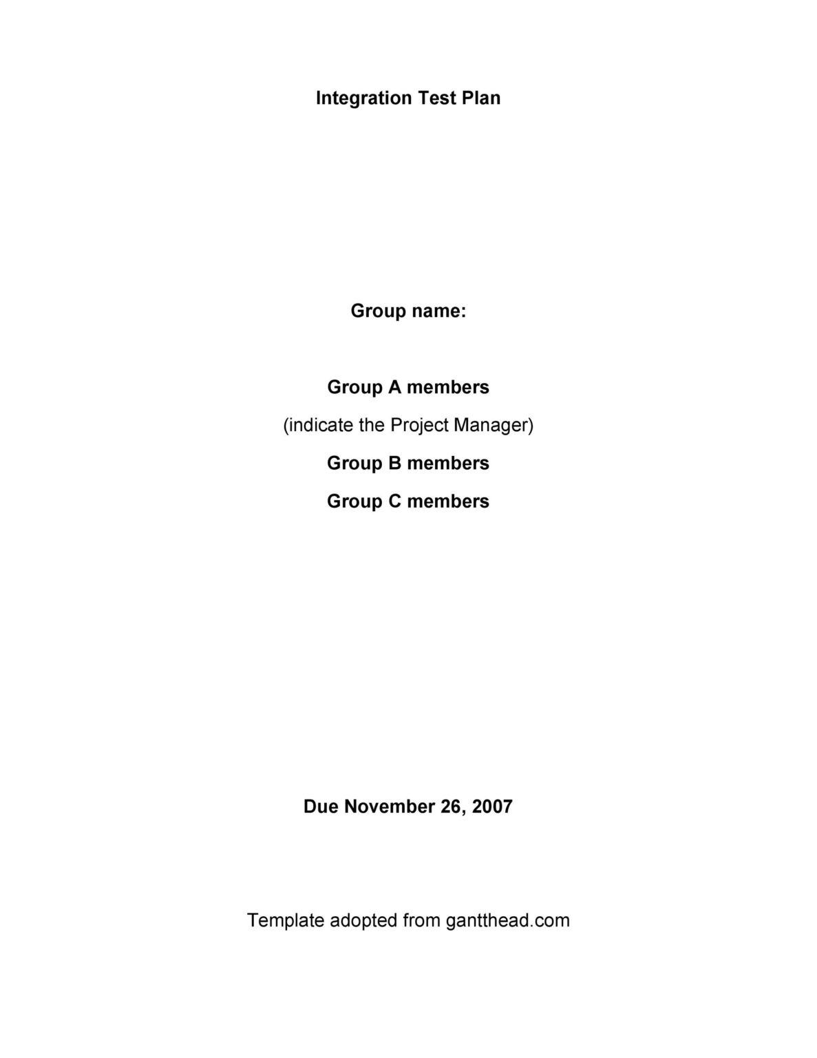 Test Plan 40+ Best Example And Template - RedlineSP