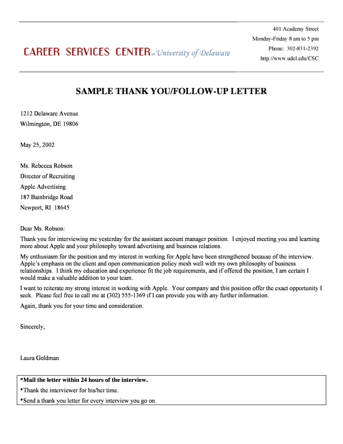 50 Thank You Letter Template RedlineSP