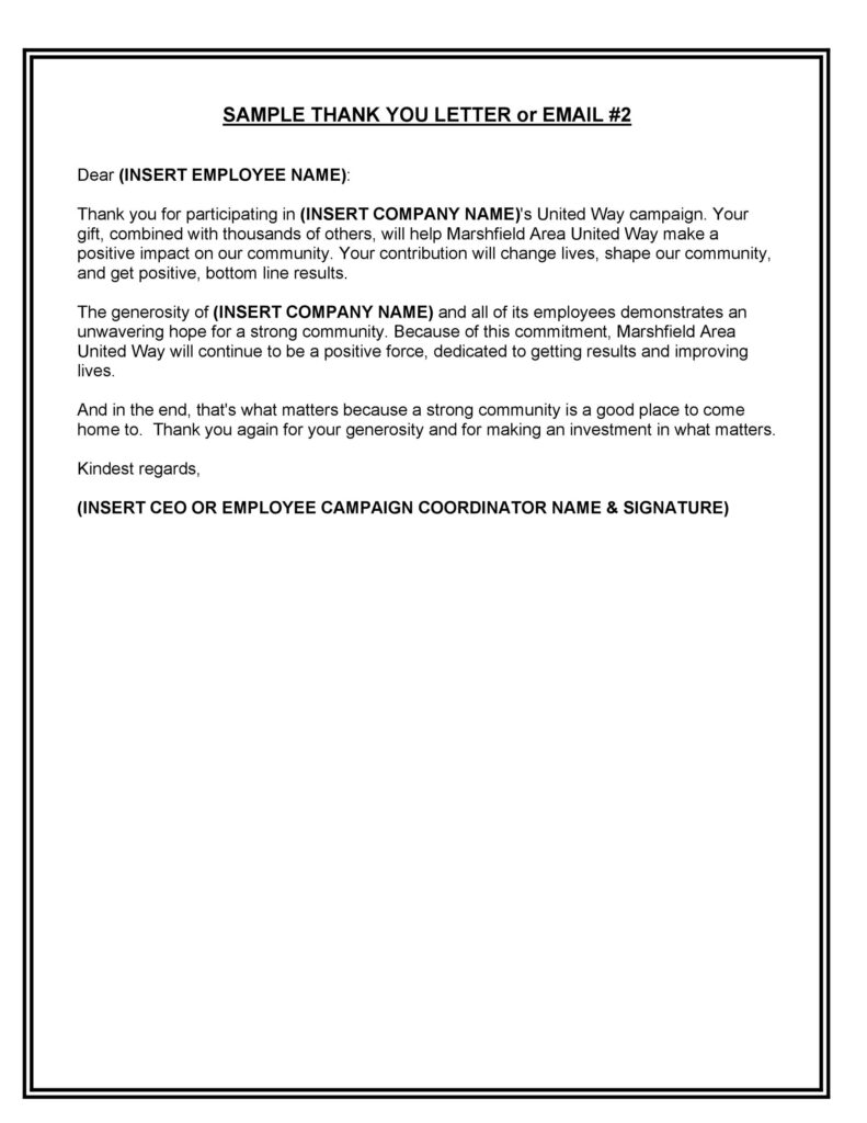 Thank You Letter Template 50+ Free Example RedlineSP