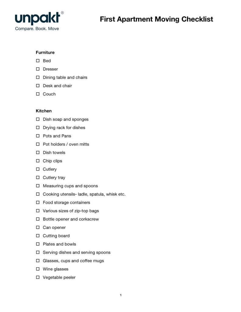 apartment checklist 35