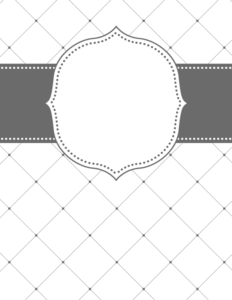 binder cover templates black and white 03