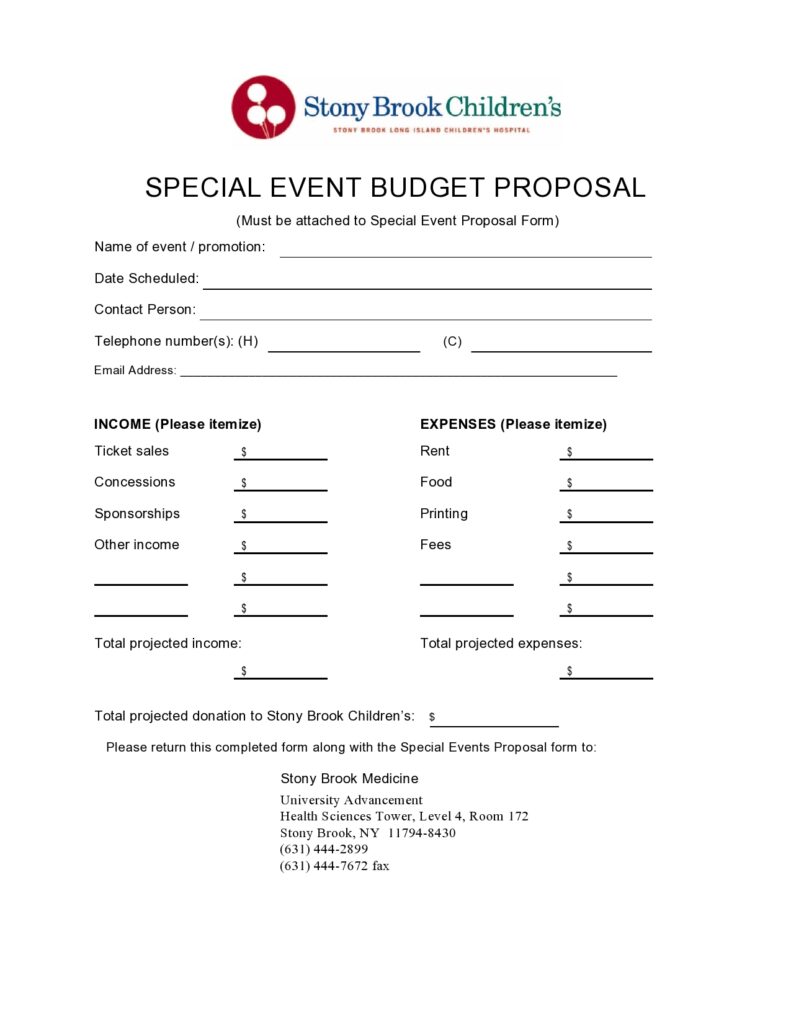 budget proposal template 16