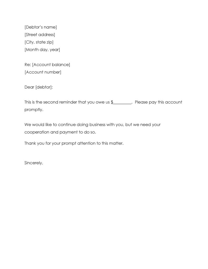 collection letter template 39