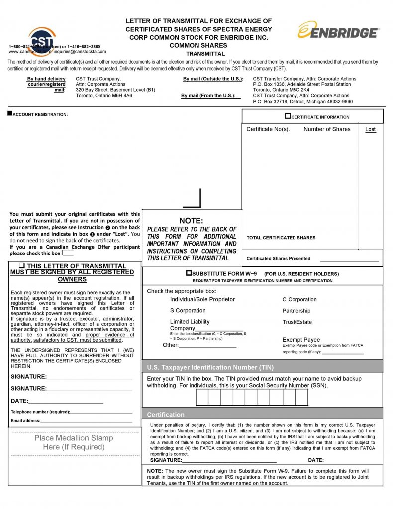 letter of transmittal example 30