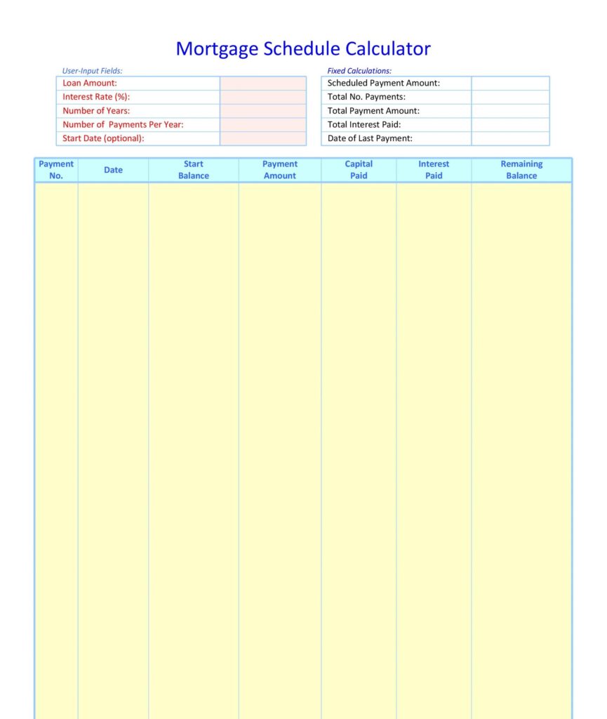 loan amortization schedule template 08