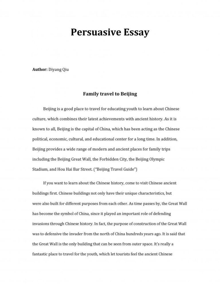 48 Amazing Persuasive Essay Examples Redlinesp