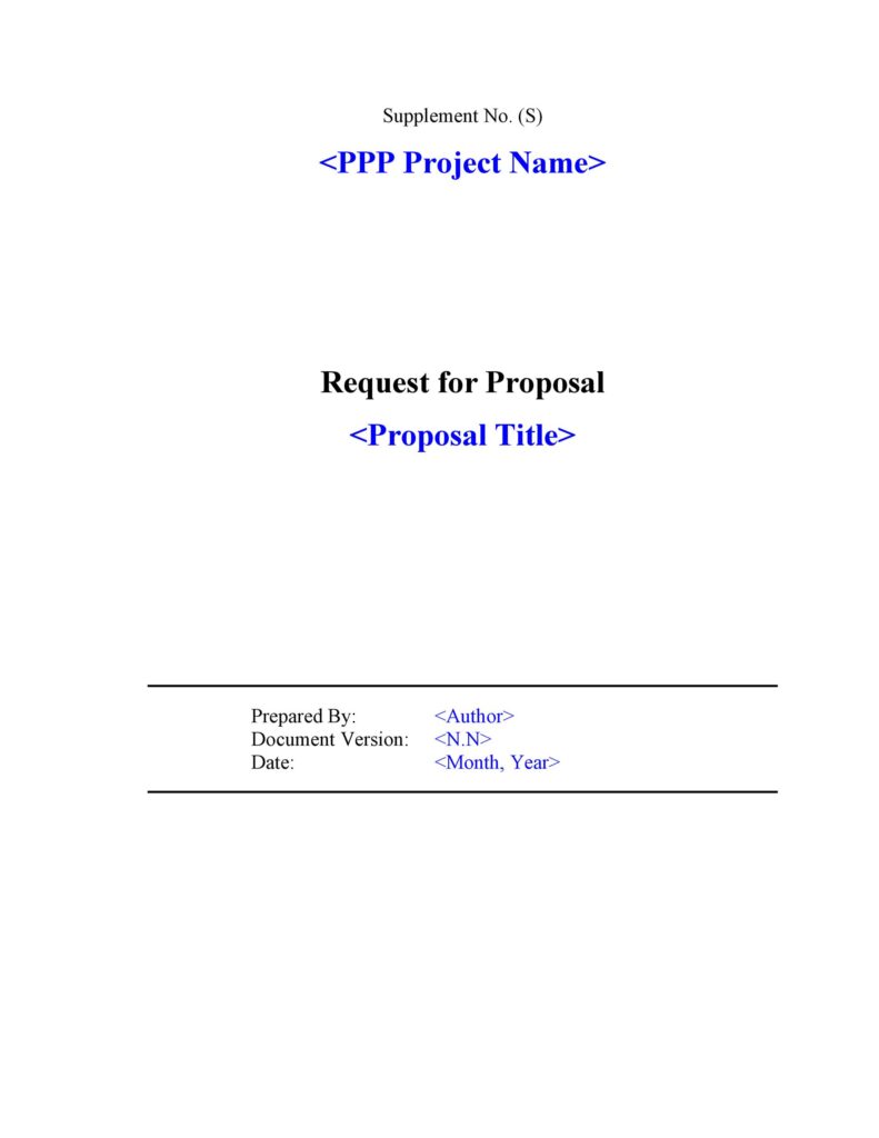 request for proposal 04