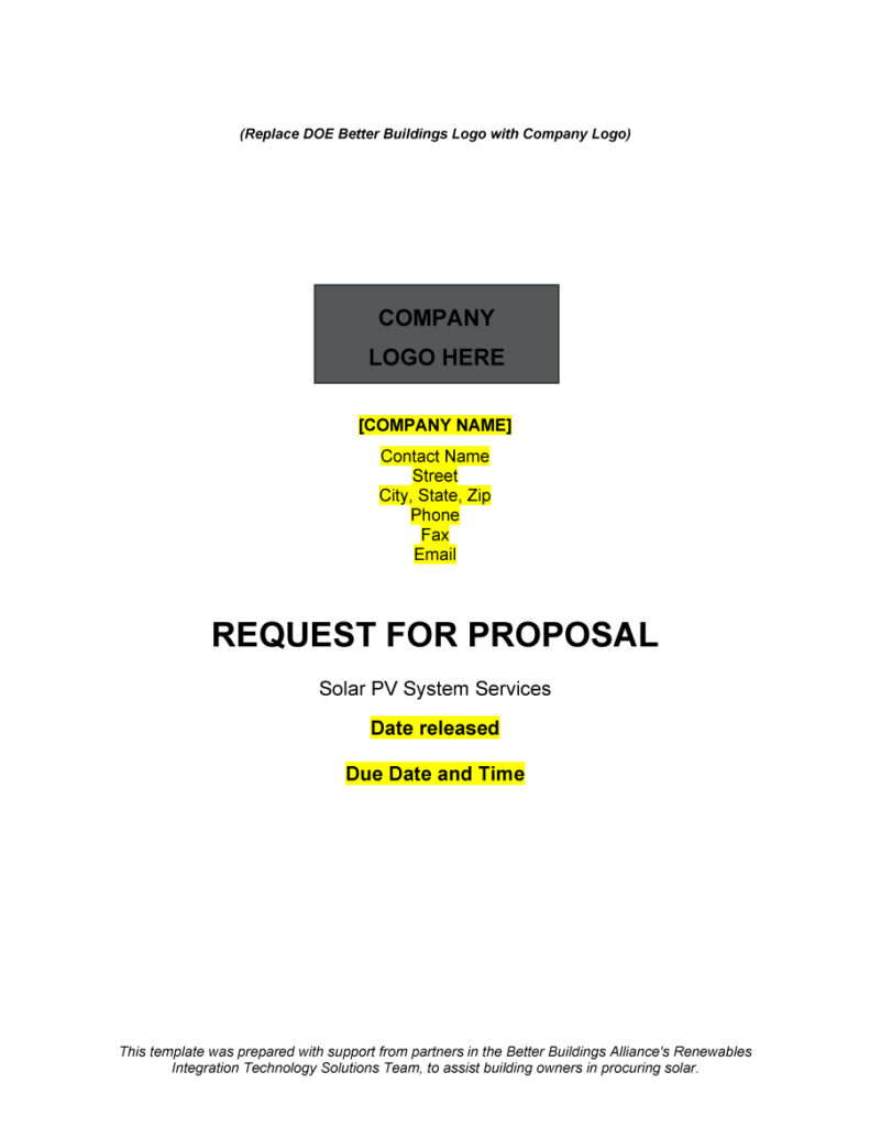 request for proposal template 32