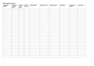 risk register template 12