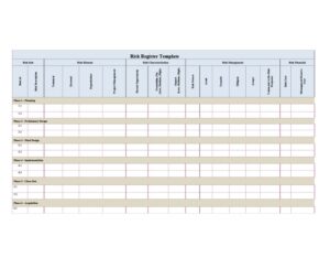 risk register template 46