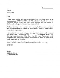 salary increase letter template 17