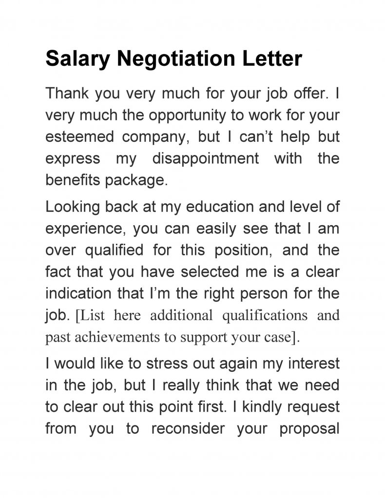 salary negotiation letter 20