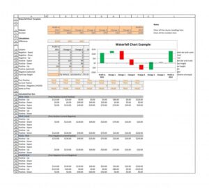 waterfall chart template 17