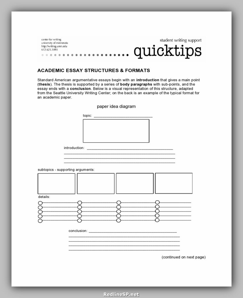 what format should your college essay be in examples