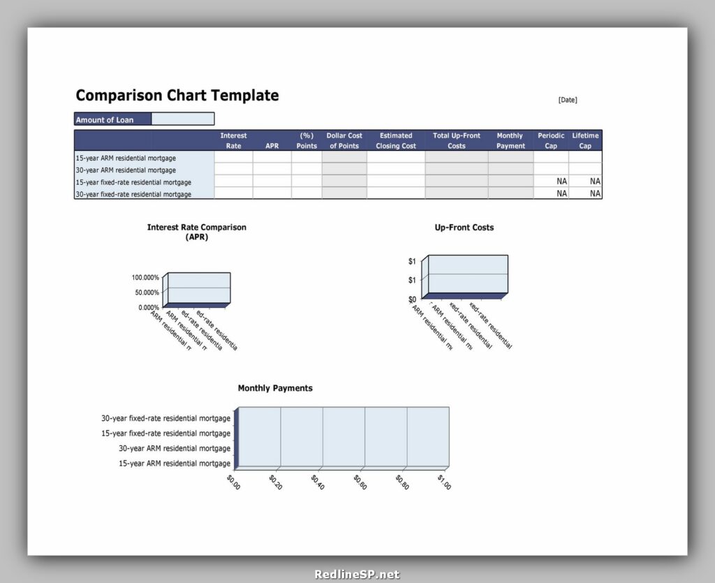 Comparison Chart Example 37