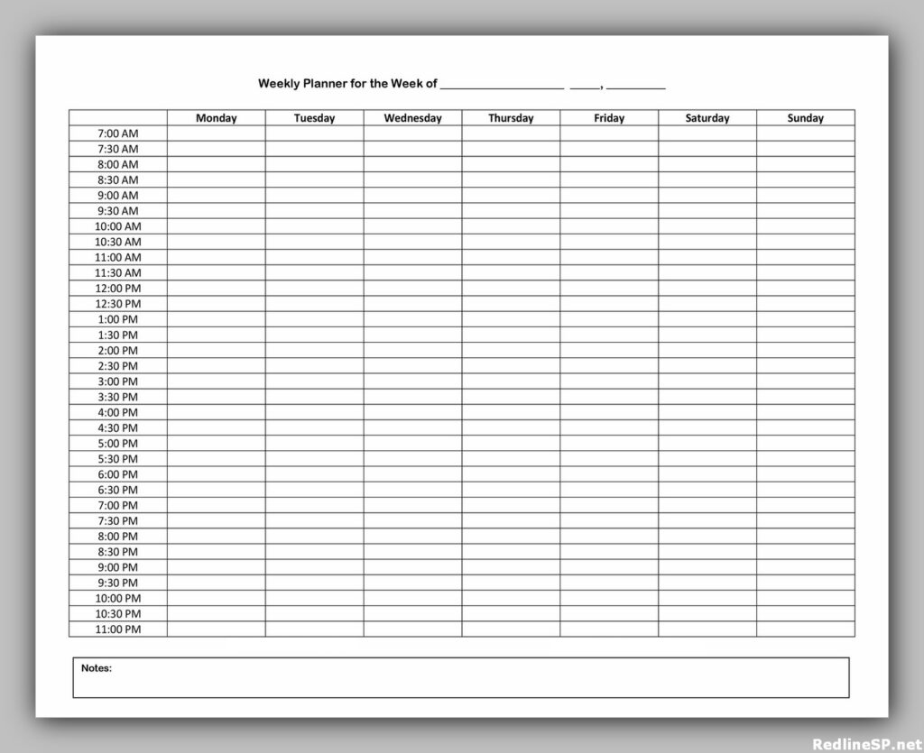 Daily Planner Template Free 21