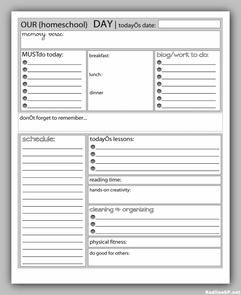Daily Planner Template Free 29