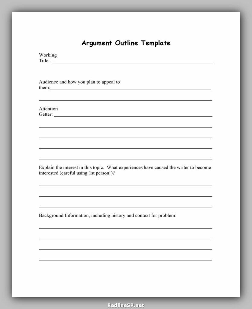 Essay Outline Template 13