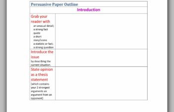 Essay Outline Template 33