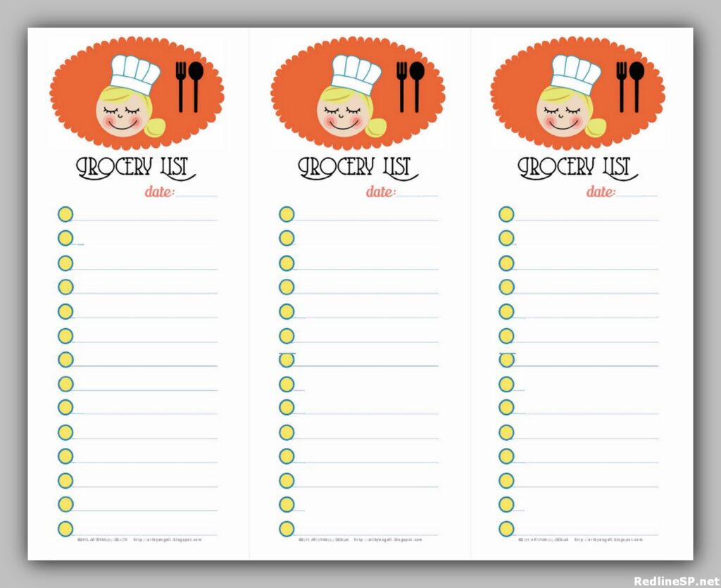 Grocery List Printable Free 14 Grocery List Printable Free 14