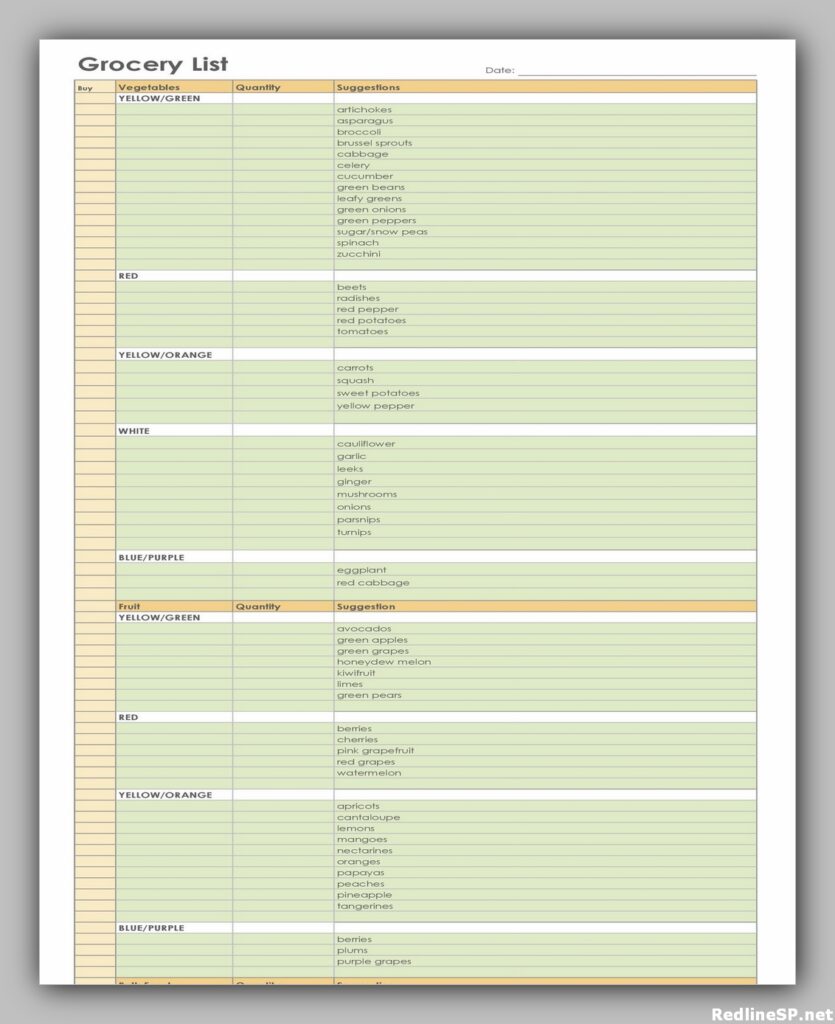Grocery List Printable Free 40 Grocery List Printable Free 40
