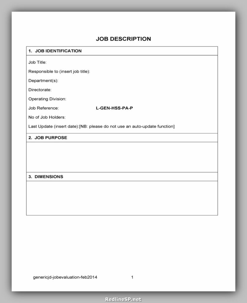 Job Description Example 36