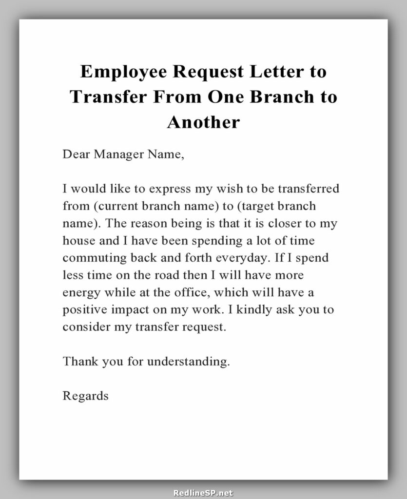 Job Transfer Letter 21