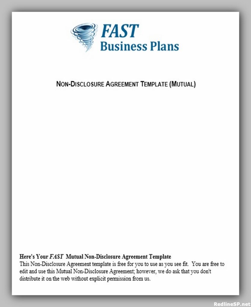 Non Disclosure Agreement Template