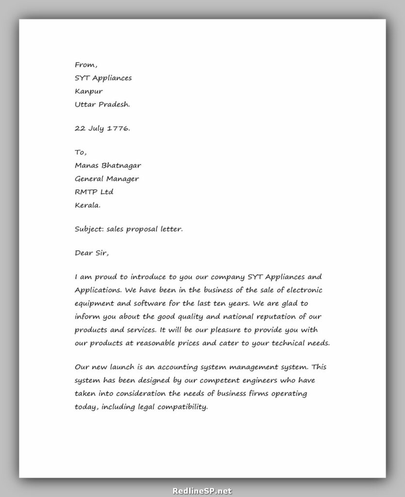 Sales Letter 04