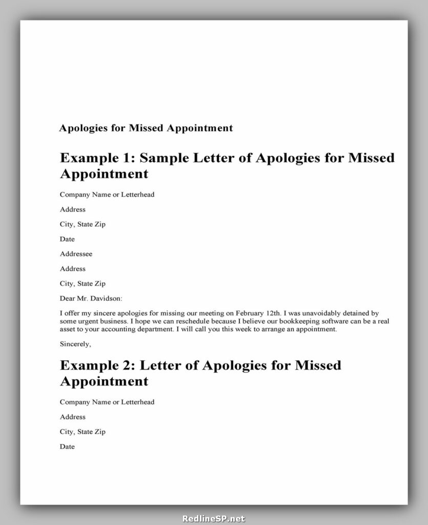 apology letter 501