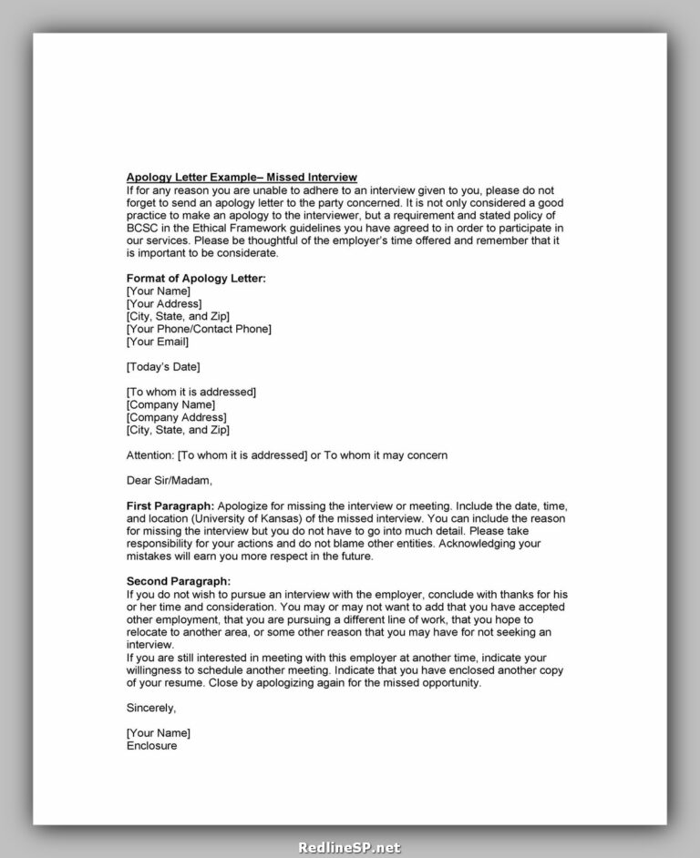 apology letter email