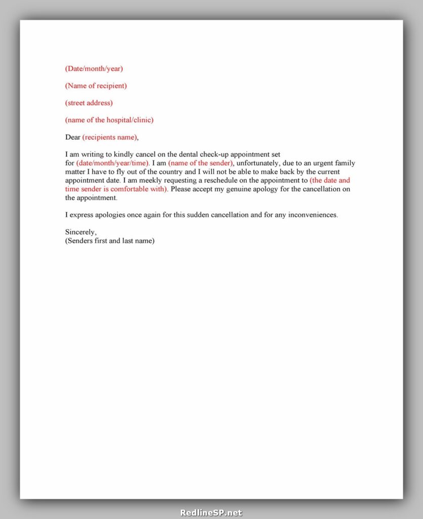 cancellation letter template 13