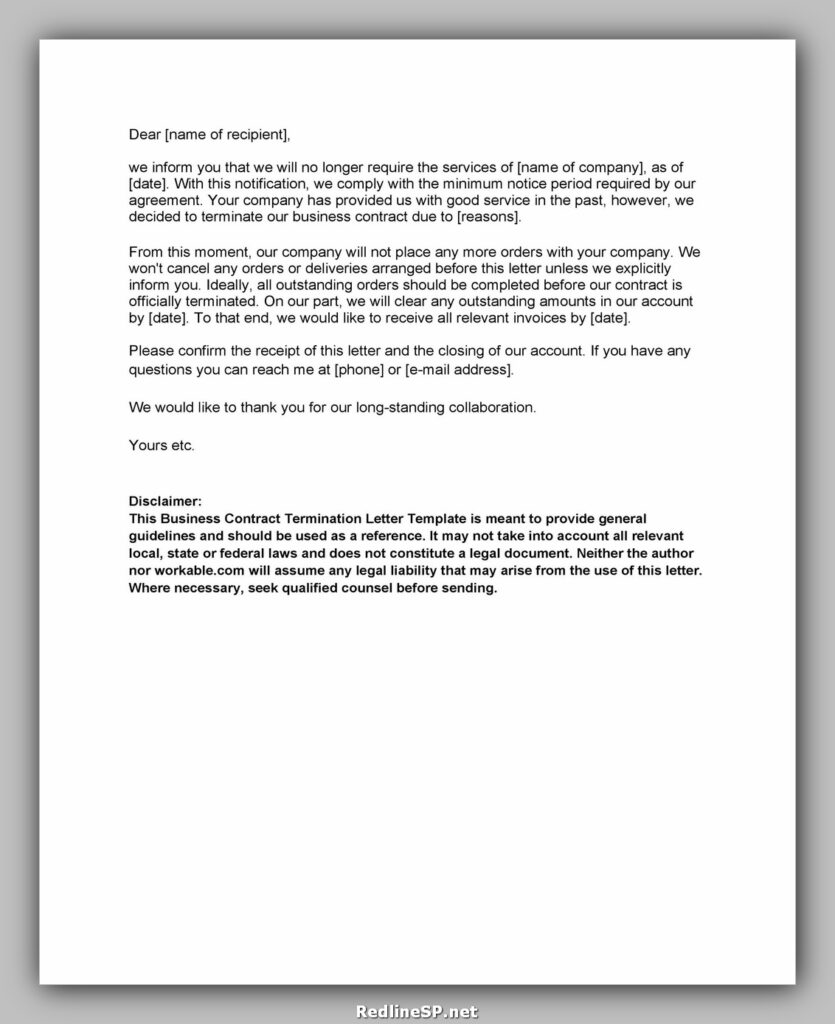 cancellation letter template 16