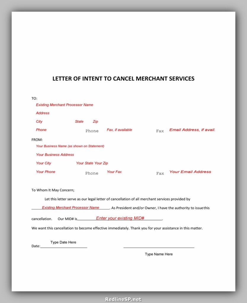 cancellation letter template 17