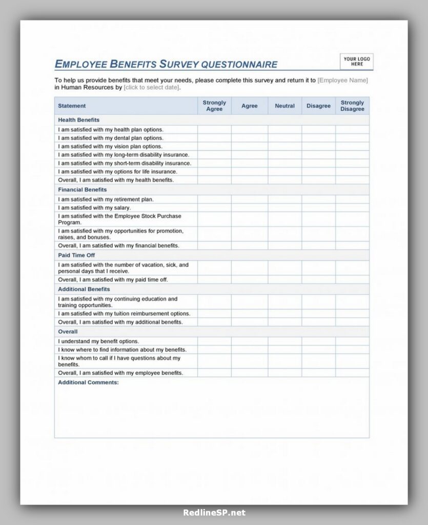 Questionnaire Template 07