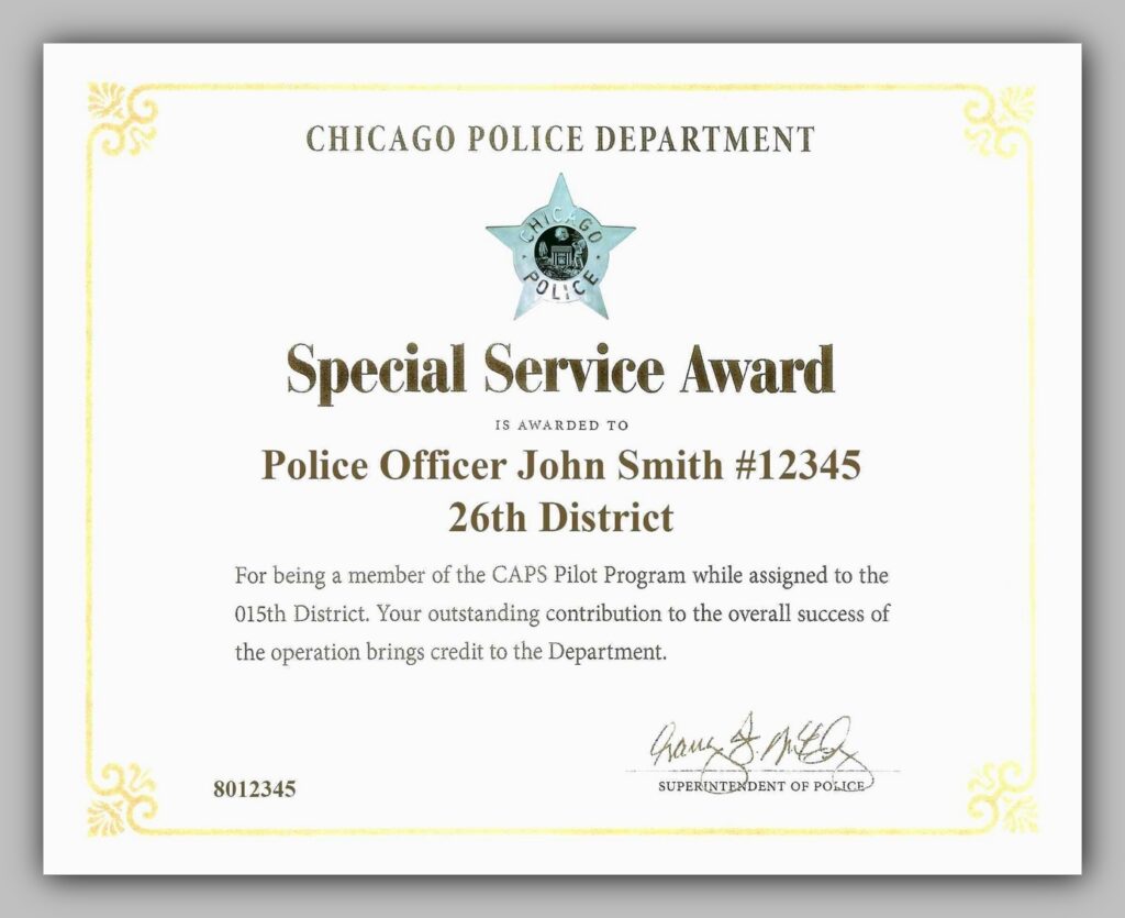 Special Survive Award Certificate Special Survive Award Certificate