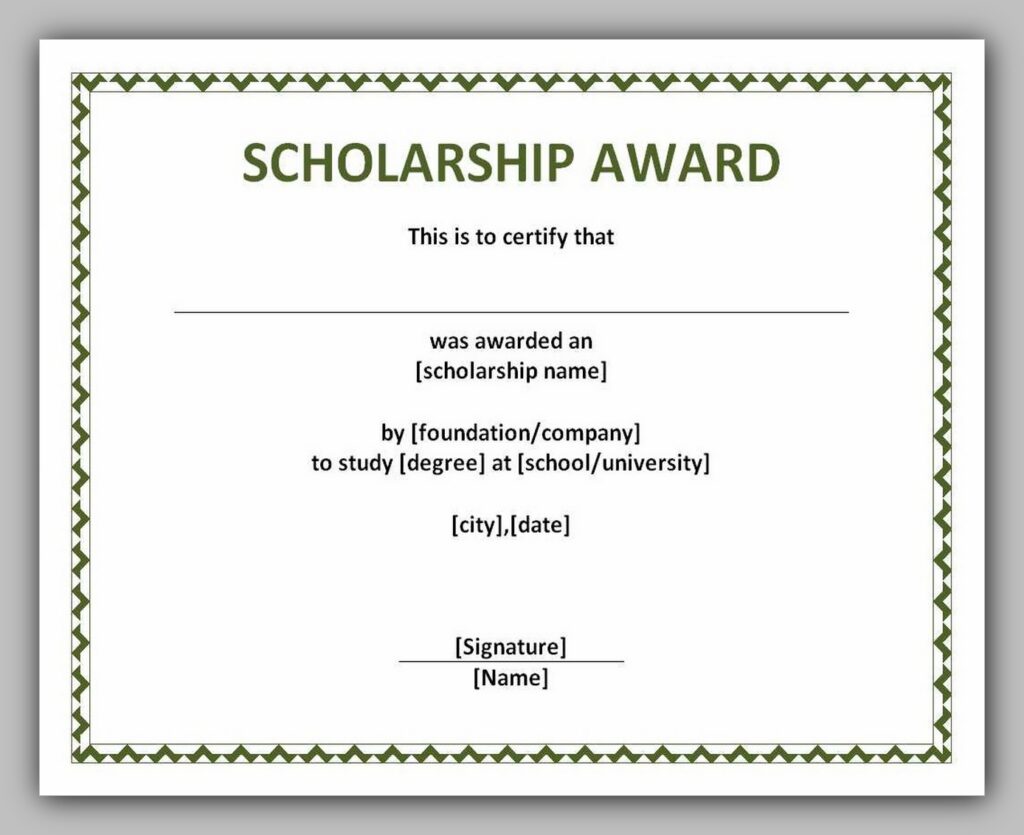 award certificate template 20 award certificate template 20