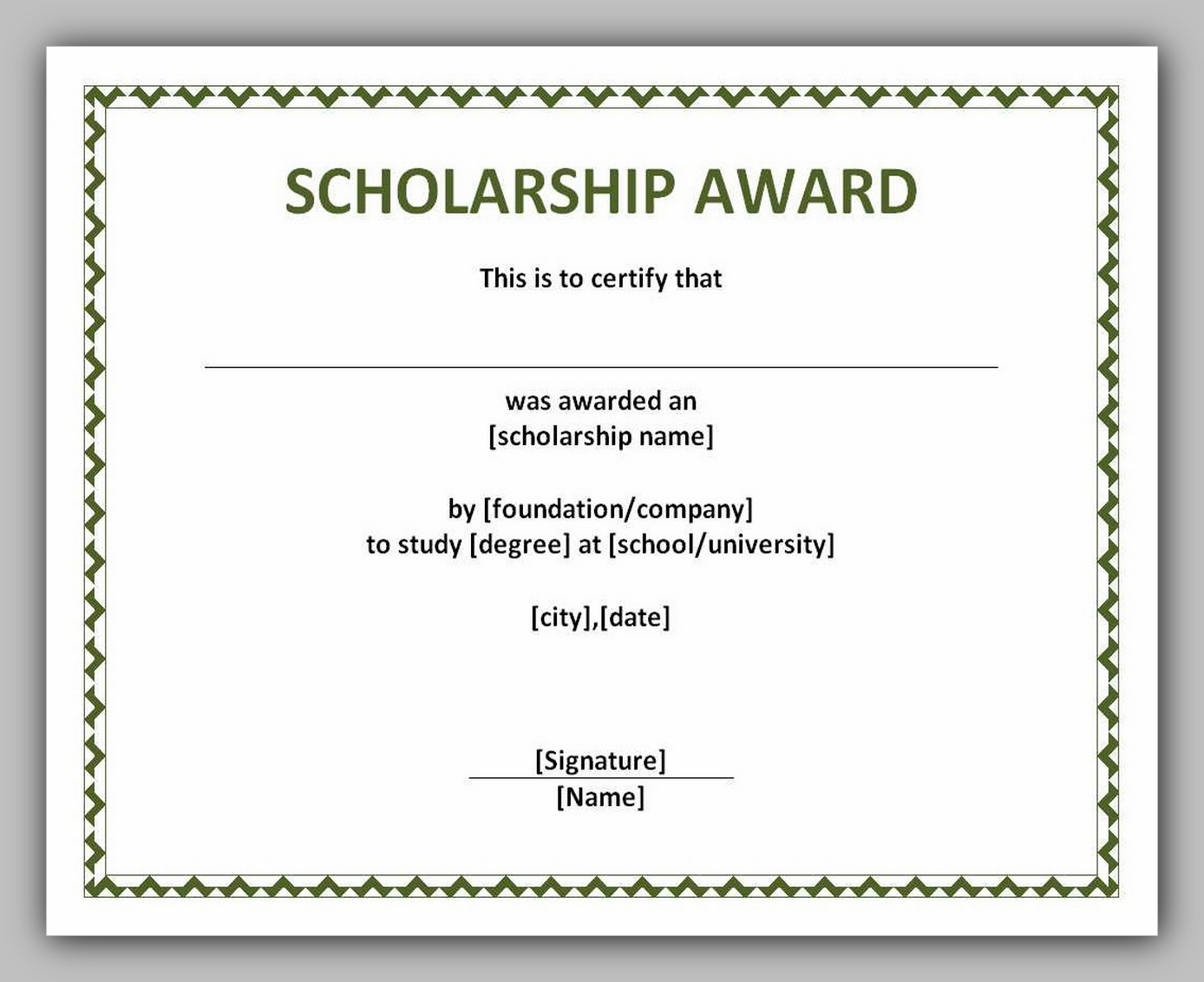 20 Best Printable Award Certificate Template RedlineSP