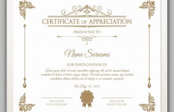 certificate template free download 14