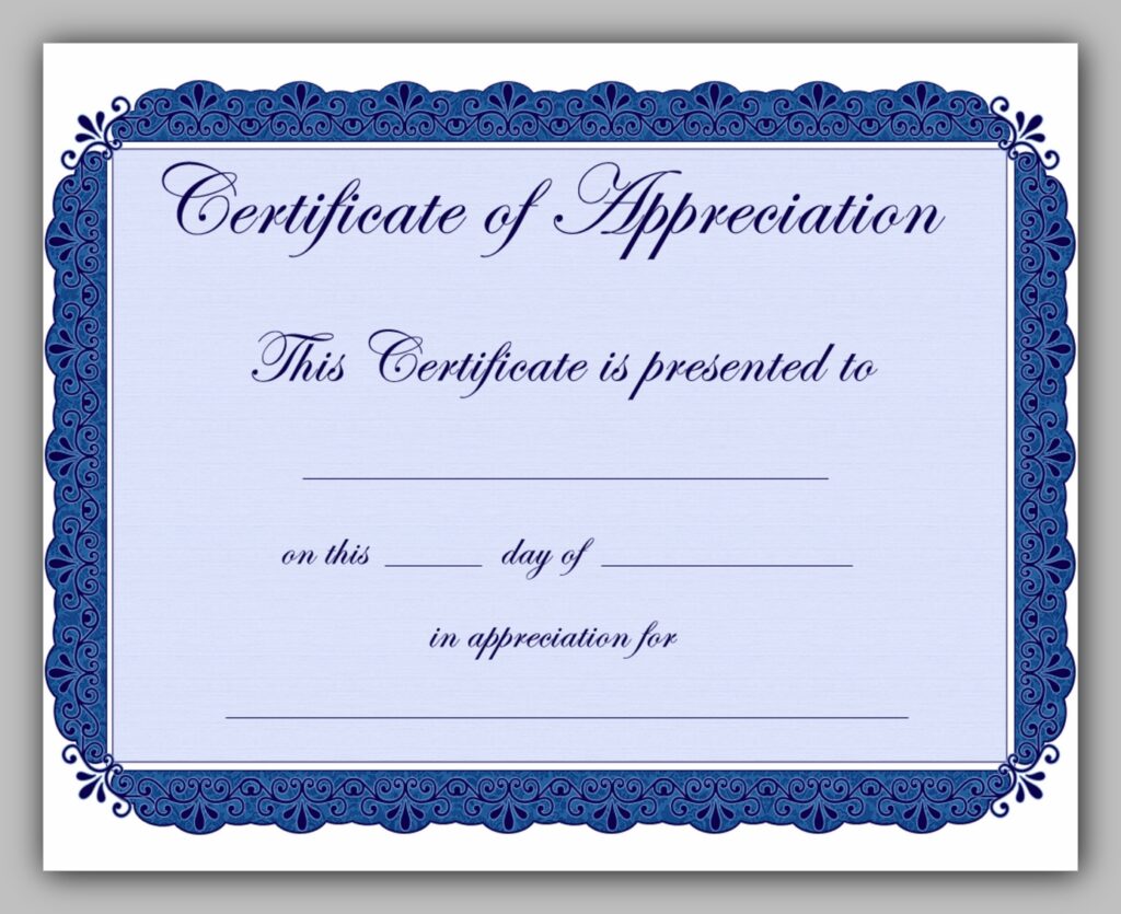 printable certificate template 10 printable certificate template 10