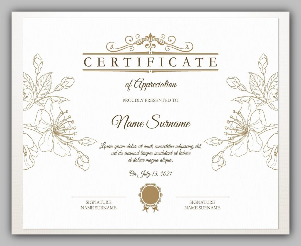 printable certificate template 11 printable certificate template 11
