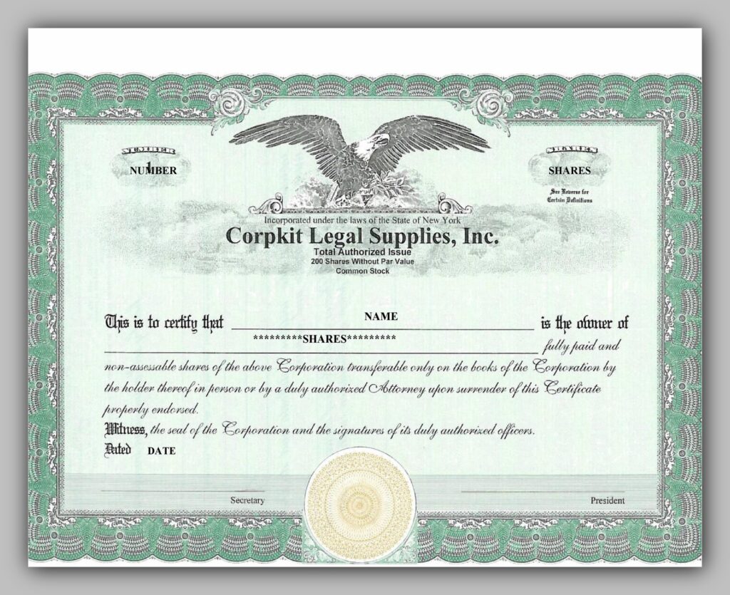 share certificate template 35