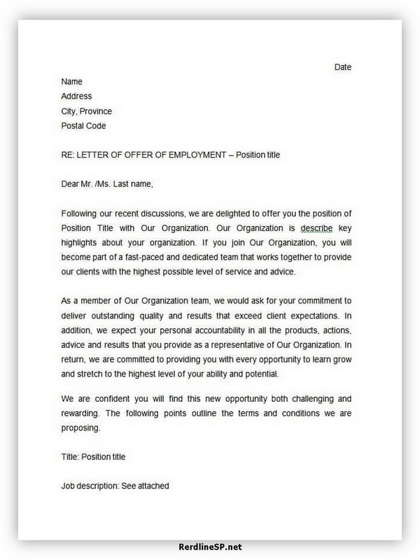 Appointment Letter Template 09